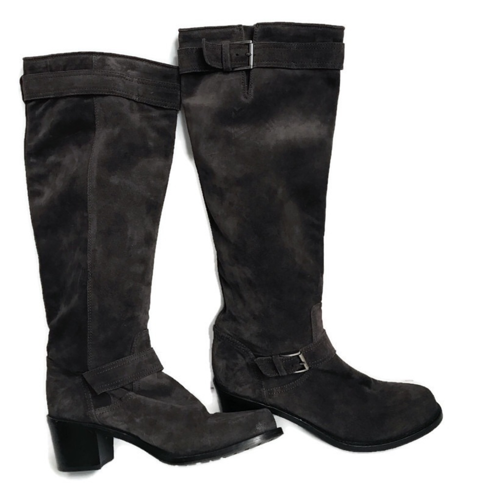 Attilio Giusti Leombruni Suede Knee high boots. - Picture 2 of 6